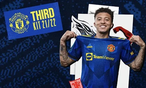 CHÍNH THỨC: Man Utd công bố áo đấu thứ 3 mùa giải 2021/22