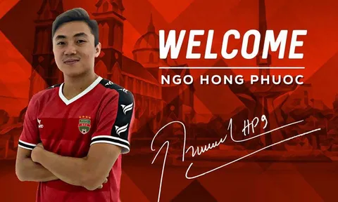 CHÍNH THỨC: Ngô Hồng Phước chia tay An Giang, cập bến B.Bình Dương