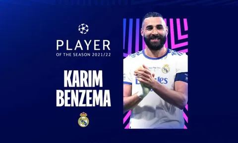 CHÍNH THỨC: Real lập cú đúp danh hiệu cá nhân Champions League 2021/22