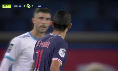SỐC: Di Maria phun nước bọt thẳng mặt đối thủ dù nhiễm Covid