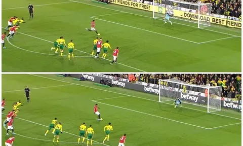 CHOÁNG! Lộ hình ảnh 'cú lừa' penalty, Rashford và Martial đích thực là nạn nhân?