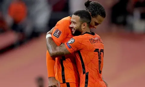 Chơi như lên đồng giúp Hà Lan đại thắng, Depay nhận điểm gần tuyệt đối
