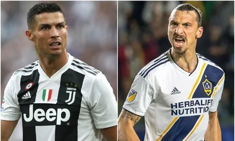 Chưa trở lại Serie A, Ibrahimovic đã “kiếm chuyện” với Ronaldo