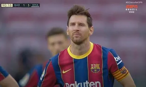 Chứng kiến Modric ghi bàn, Messi để lộ hình ảnh khiến NHM Barca phiền lòng