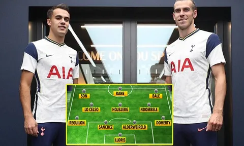Có thêm Bale và Reguilon, đội hình Tottenham khủng đến cỡ nào?