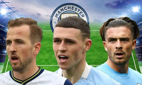 Có thêm Kane, Man City sở hữu 3 đội hình cực mạnh