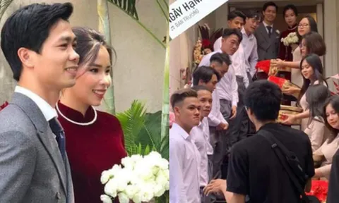 Công Phượng lên xe hoa cùng dàn bê tráp "xịn sò" vạn người mê