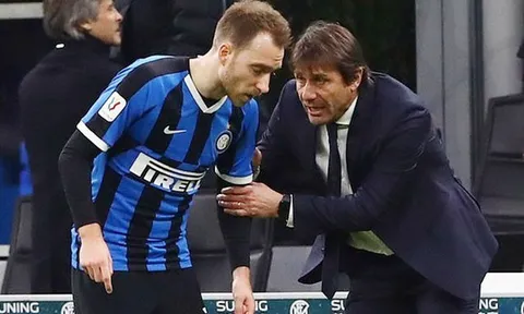 Conte để ngỏ khả năng tái ngộ Eriksen tại Tottenham