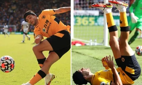 Cú rabona đi vào lòng đất của tiền đạo Wolves