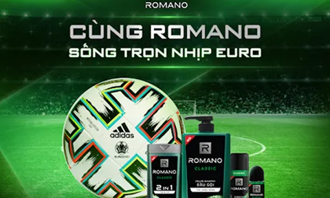 Cùng Romano sống trọn nhịp EURO 2020 - Cơ hội cho các tín đồ túc cầu “quẩy” nhiệt mùa bóng, rủng rỉnh quà tặng