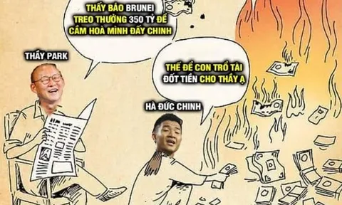 Cười té ghế với loạt ảnh Đức Chinh "đốt sạch" 350 tỷ của Brunei