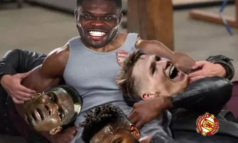 Cười té khói với loạt ảnh chế Arsenal bắn hạ Man United