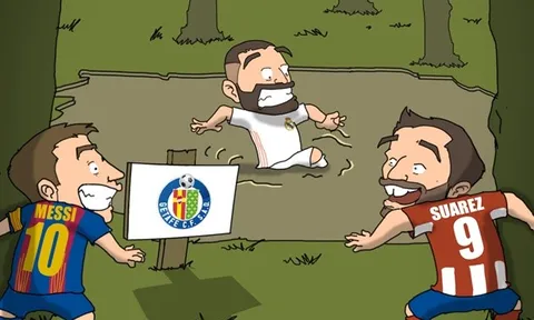 Cười té khói với loạt ảnh chế La Liga