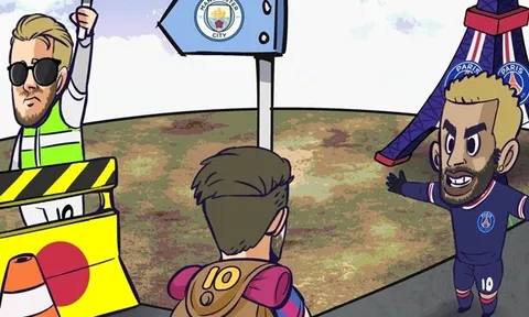 Cười té khói với loạt ảnh chế Messi gia nhập PSG