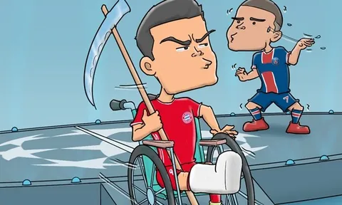 Cười té khói với loạt ảnh chế PSG loại Bayern