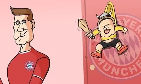 Cười té khói với loạt ảnh chế Siêu cúp Đức