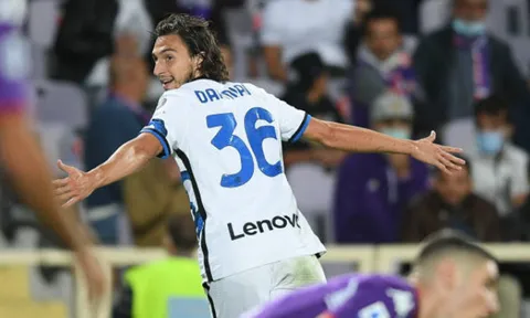 Cựu sao Man Utd ghi bàn, Inter thắng ngược Fiorentina trên sân khách