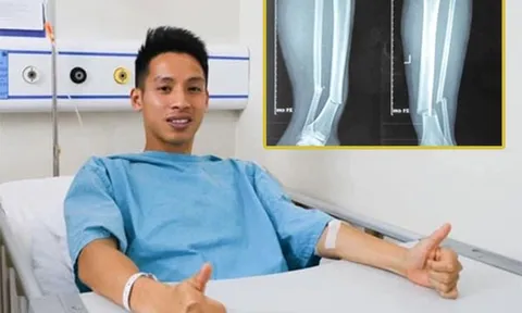 Đã rõ mức độ chấn thương của Hùng Dũng sau cú tắc bóng kinh hoàng