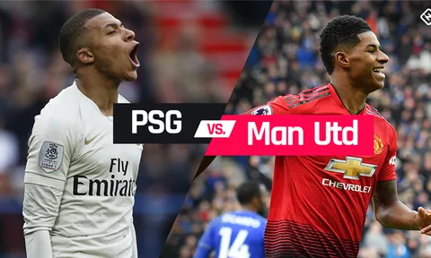 Đại chiến PSG, Man Utd dùng siêu đội hình thách đấu