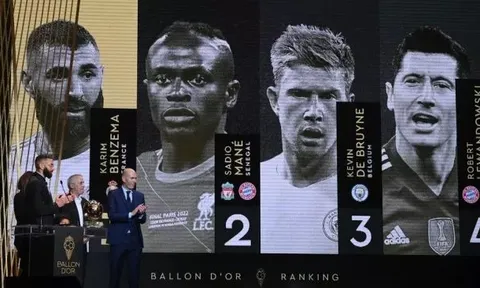 Dàn sao đình đám ở gala Quả bóng vàng 2022