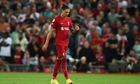 Darwin Nunez ăn thẻ đỏ, Liverpool mất điểm trận thứ 2 liên tiếp