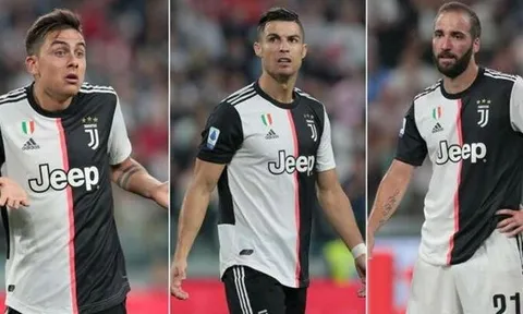 Đấu Lazio, Sarri để ngỏ khả năng sử dụng “tam tấu” Ronaldo, Higuain, Dybala