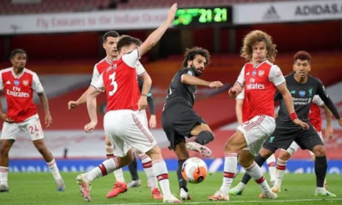 Đấu Liverpool, Arsenal tung đội hình với bộ 3 hủy diệt