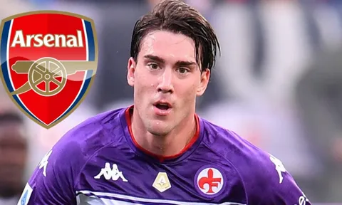 David Ornstein tiết lộ 2 mục tiêu dự phòng của Arsenal nếu hụt Vlahovic