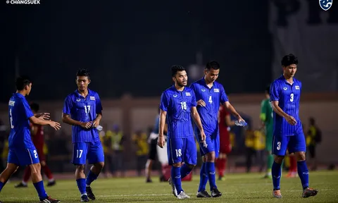 Đây, thái độ của U22 Thái Lan khi bị U22 Việt Nam loại cay đắng