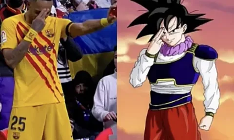 Đè bẹp Real Madrid, Aubameyang gửi thông điệp bằng hình Son Goku