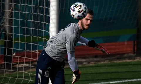 Tây Ban Nha cho De Gea tập sút penalty