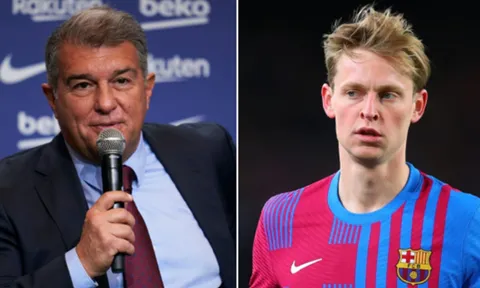 Laporta lên tiếng về thương vụ De Jong - Man Utd