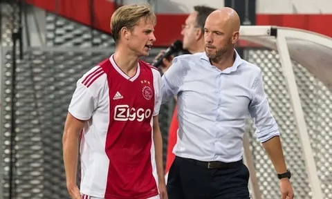 Bất ngờ về mối quan hệ của De Jong với Ten Hag