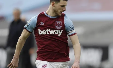 West Ham tung động thái mới, rõ tương lai của Declan Rice