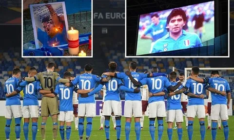 Đêm qua, Diego Maradona đã trở về với Napoli