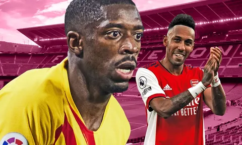 Vụ Aubameyang tới Barca: Dembele thẳng tay từ chối Arsenal