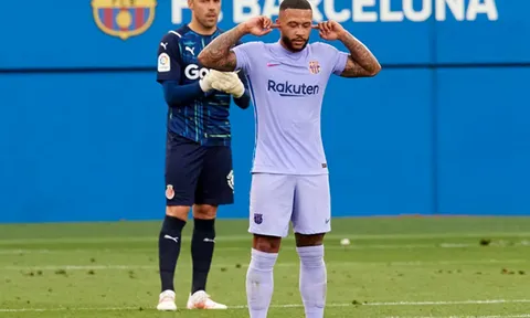 Depay mở tài khoản, Barca thắng trận thứ 2 liên tiếp