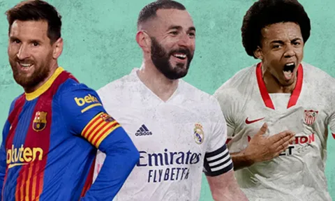 Đội hình hay nhất mùa giải của La Liga: Bộ ba nguyên tử