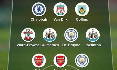 ĐHTB Ngoại hạng Anh tuần qua: Đá tảng Chelsea, bộ đôi Arsenal