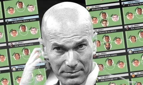 Đi tìm bộ 3 tiền vệ trong mơ của Zinedine Zidane