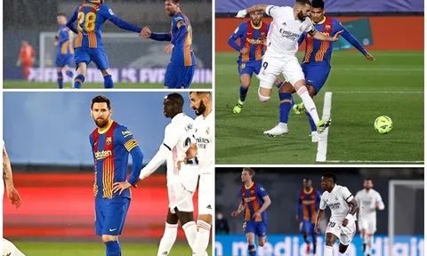 5 điểm nhấn Real 2-1 Barca: Dấu hỏi Messi; Sai lầm chí mạng