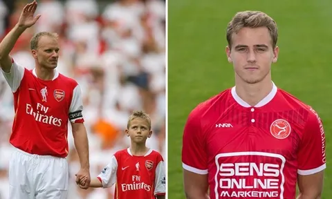 Muốn tiếp bước cha, con trai huyền thoại Arsenal nhận cái kết đắng