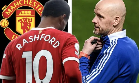 Điều không ngờ Ten Hag dành cho Rashford khi tới OTF