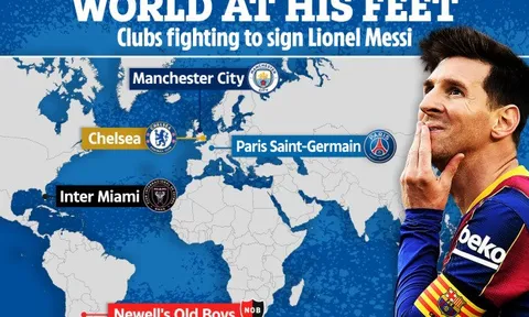 Vụ Messi nóng dần: Man City rút lui, Gã khổng lồ nhảy vào đấu PSG