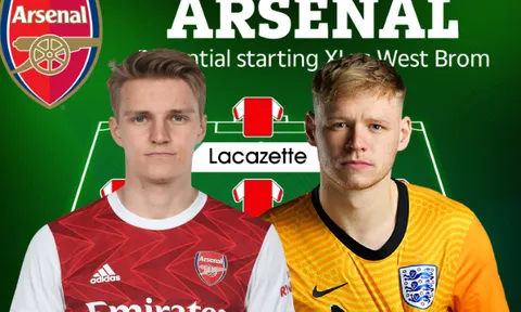 Đội hình Arsenal đấu West Brom: 3 tân binh xuất kích?