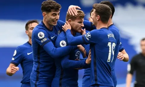 Đội hình Chelsea đấu Palace: Song tấu người Đức lĩnh xướng hàng công?