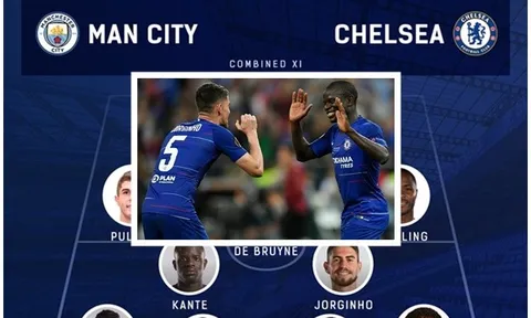 Đội hình kết hợp Man City - Chelsea: Bệ phóng The Blues, hỏa lực Citizens