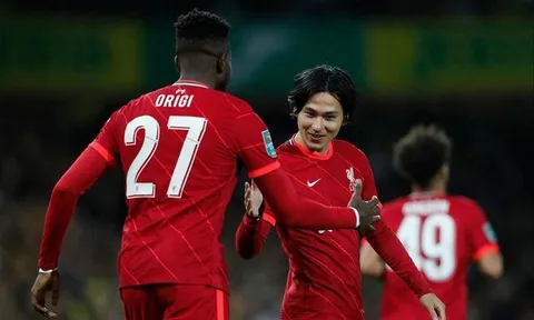 Đội hình Liverpool trận Norwich: Cơ hội cho Minamino?