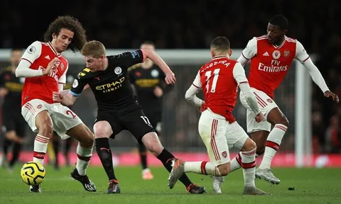 Đội hình Man City đấu Arsenal: 4-2-3-1 và số 9 ảo?
