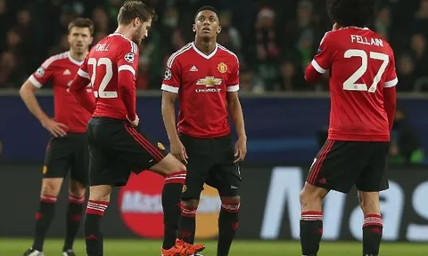 Đội hình Man Utd bị "KO" ở Đức năm 2015 giờ vẫn còn 5 người